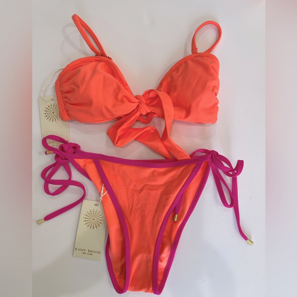 MSRP $325 NWT Ramy Brook Bikini Venus Bikini Top & 2 Options Isla Bikini Bottoms